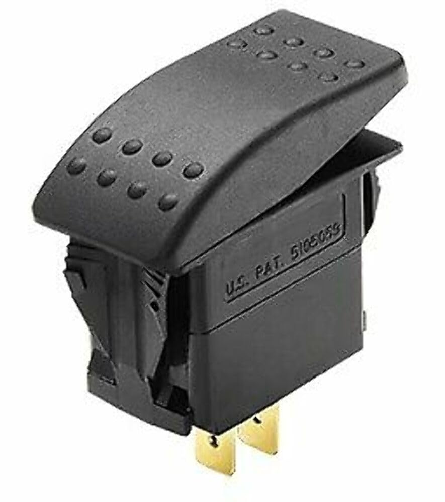 SEAFARER MARINE PRODUCTS 77061 ROCKER SWITCH ON/OFF/ON DPDT ROCKER SWITCH