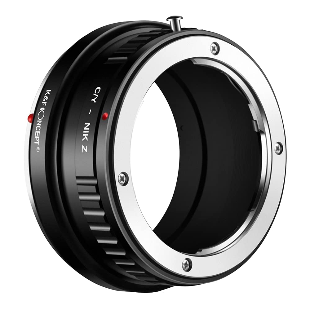 K&F Concept Lens Mount Adapter For Contax Yashica Cy Mount Lens To Nikon Z6 Z7 Camera