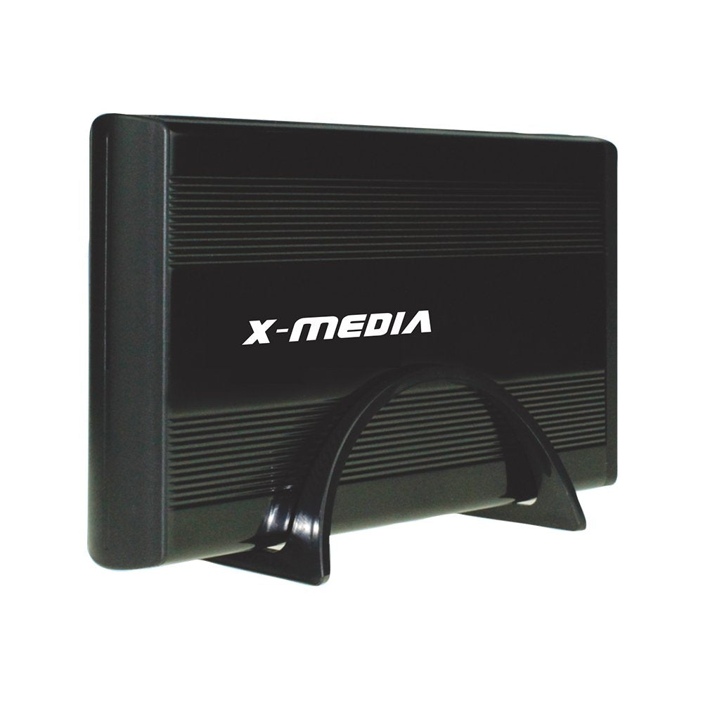 X Media XM EN3400 BK 3.5 inch USB2.0 to IDE/SATA Aluminum External HDD Enclosure