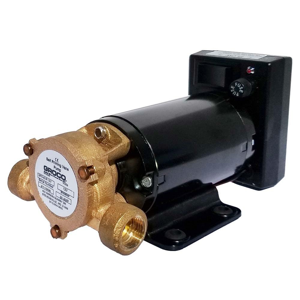 Groco Commercial Duty Reversing Vane Pump - 24V,WBHDWB0C69TZQZ6