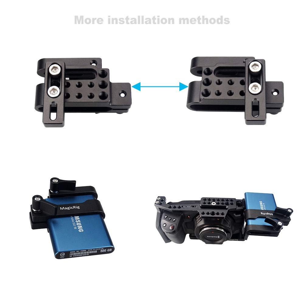 Magicrig Bmpcc 4K / Bmpcc 6K Camera Cage Kit For Blackmagic Design Pocket Cinema Camera 4K / 6K