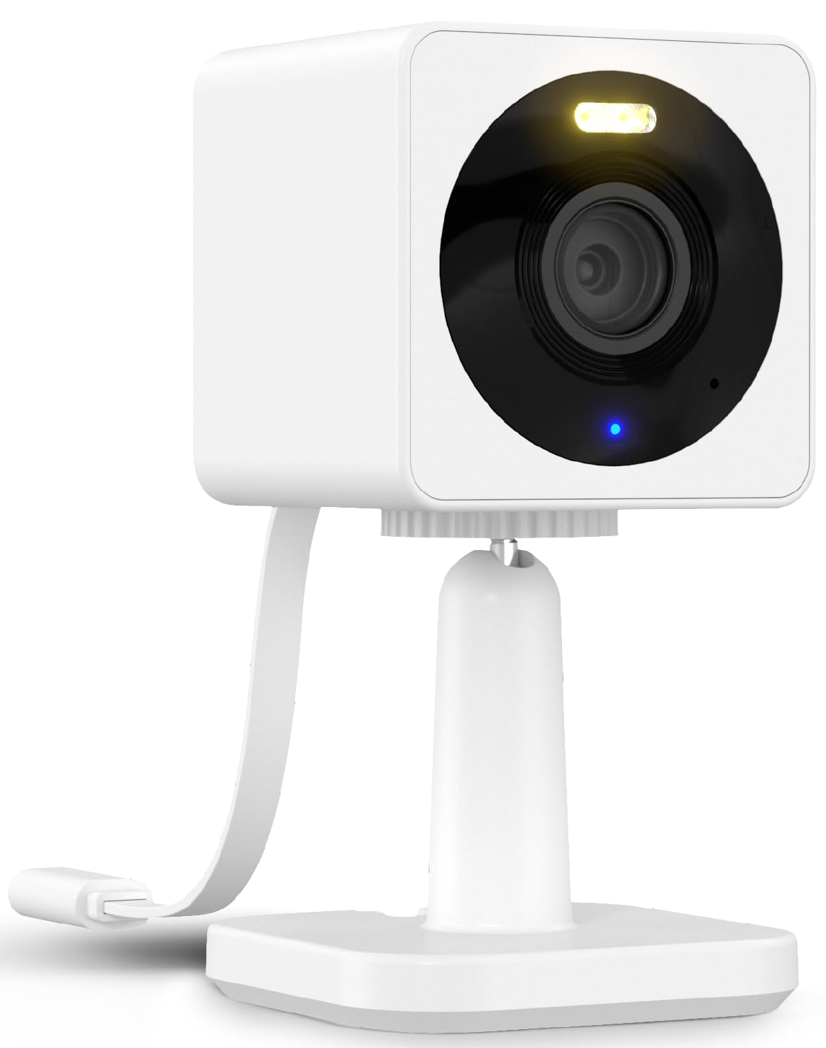 Wyze Cam Og Indoor/Outdoor 1080P Wi Fi Smart Home Security Camera With Color Night Vision, Built In Spotlight, Motion Detection, 2 Way Audio, Compatible With Alexa & Google Assistant, White