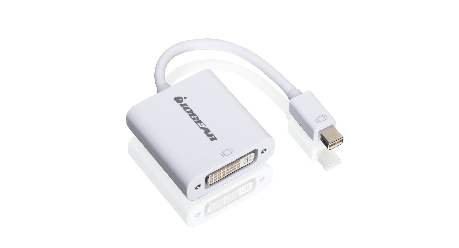 Iogear Mini Displayport (M) To Dvi (F) Adapter   Full Hd 1080P   Thunderbolt Compatible   Dvi 1.0 Up To 1.65Gbps   Macbook Air/P