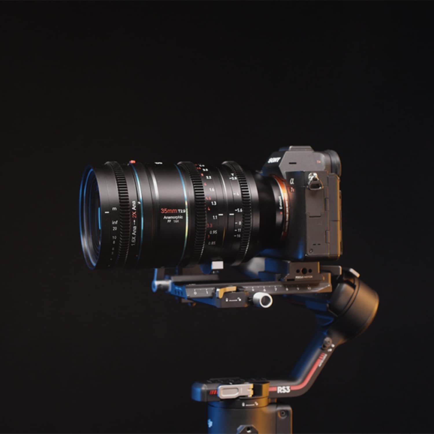 Sirui T2.9 1.6X Full Frame L Mount Anamorphic Lens Set With 1.25X Anamorphic Adapter (35Mm,100Mm)
