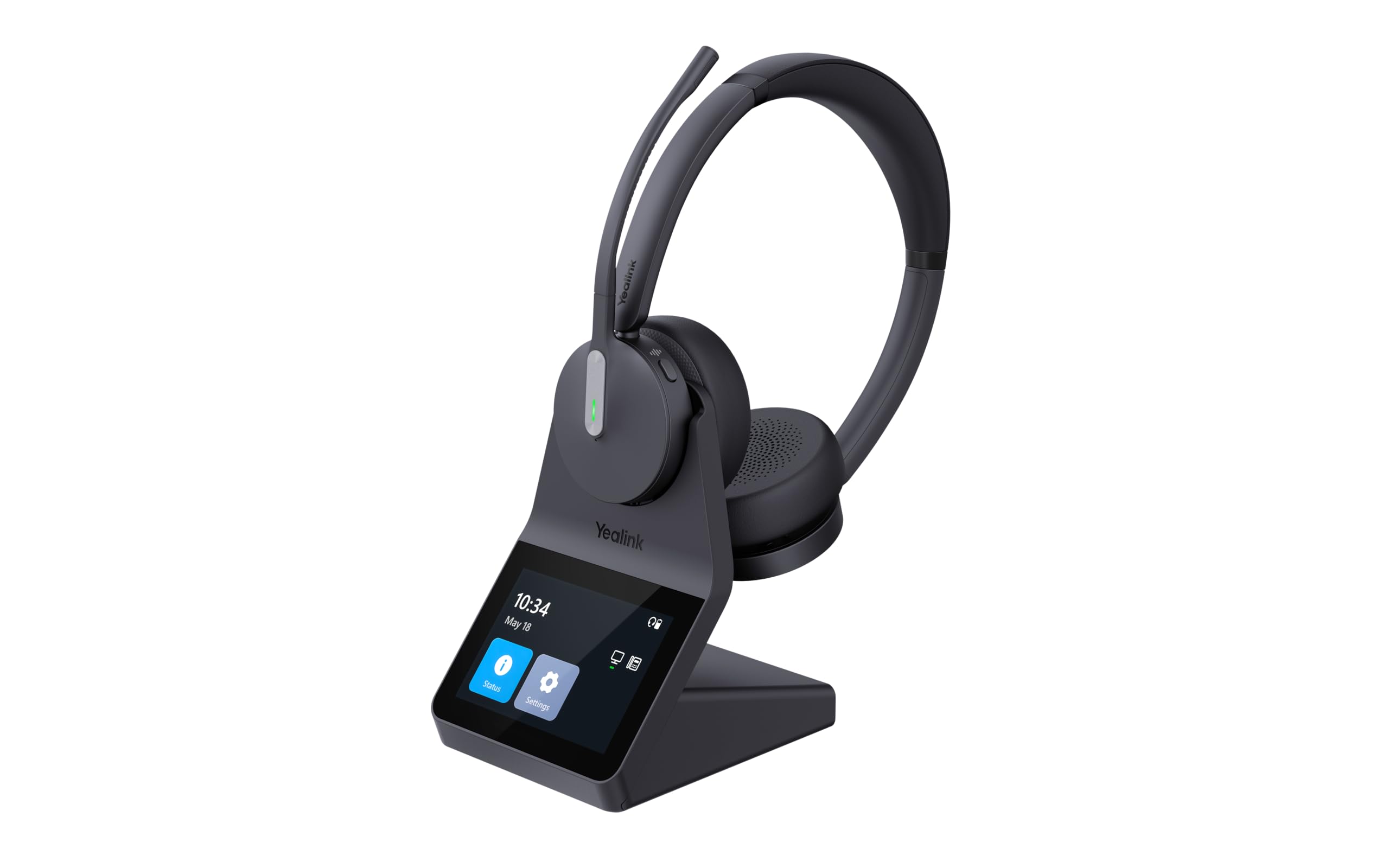 Yealink HA64 Pro Dual Wireless Office Headset with Mic for Work, DECT & Bluetooth Computer and Desk Phone Headset, Microsoft Tea