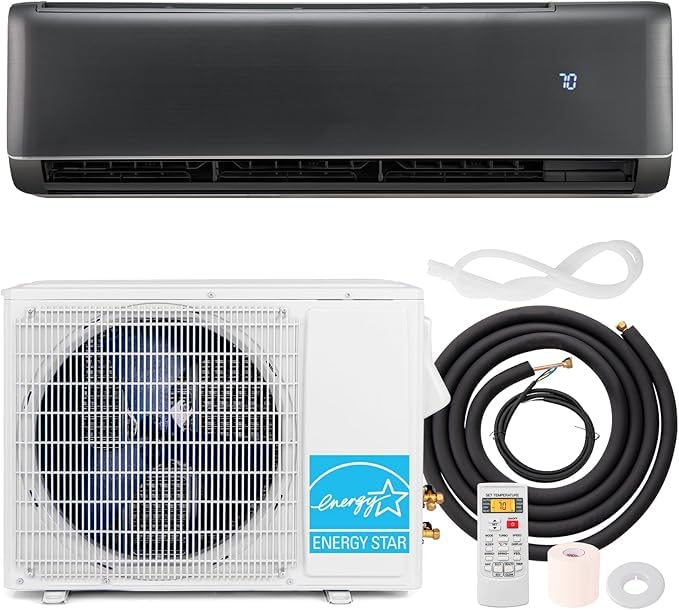 SIMOE 18000 BTU Mini Split AC 21 SEER2, Air Conditioner & Heater Cools up to 1250 Sq. Ft, 208-230V, Ductless Mini Split AC with