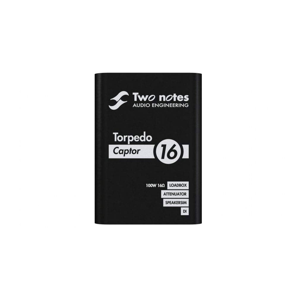 Two Notes Torpedo Captor Reactive Loadbox, Di And Attenuator   16 Ohm