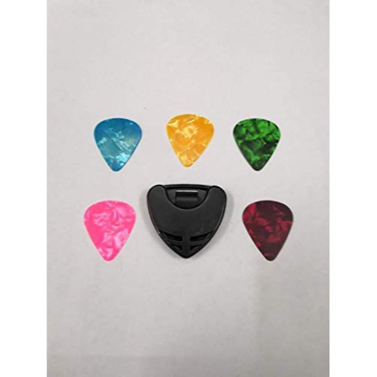 Boombox 5 Guitar Picks & 1 Pick Holder