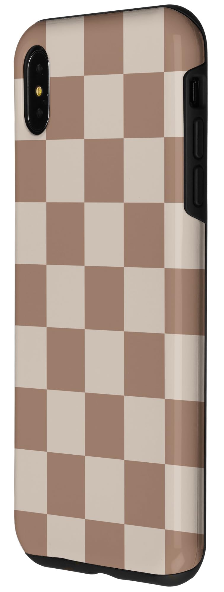 Iphone Xs Max Brown Classic Checkered Big Checkerboard Case