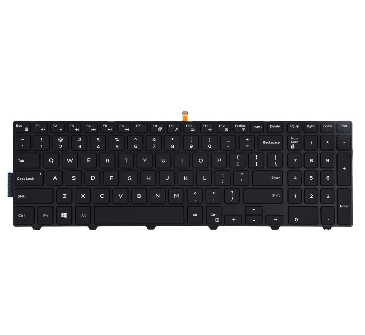 Keyboard Replacement for Dell inspiron 15 3000 5000 3541 3542 3543 3551 3552 3558 3593 5542 5545 5547 5755 5551 5558 5552 5758 5