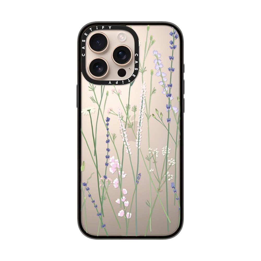 Casetify Compact Case For Iphone 16 Pro Max [Lightweight / 4 Ft. 2X Military Grade Drop Protection/Slim]   Gigi Garden Florals