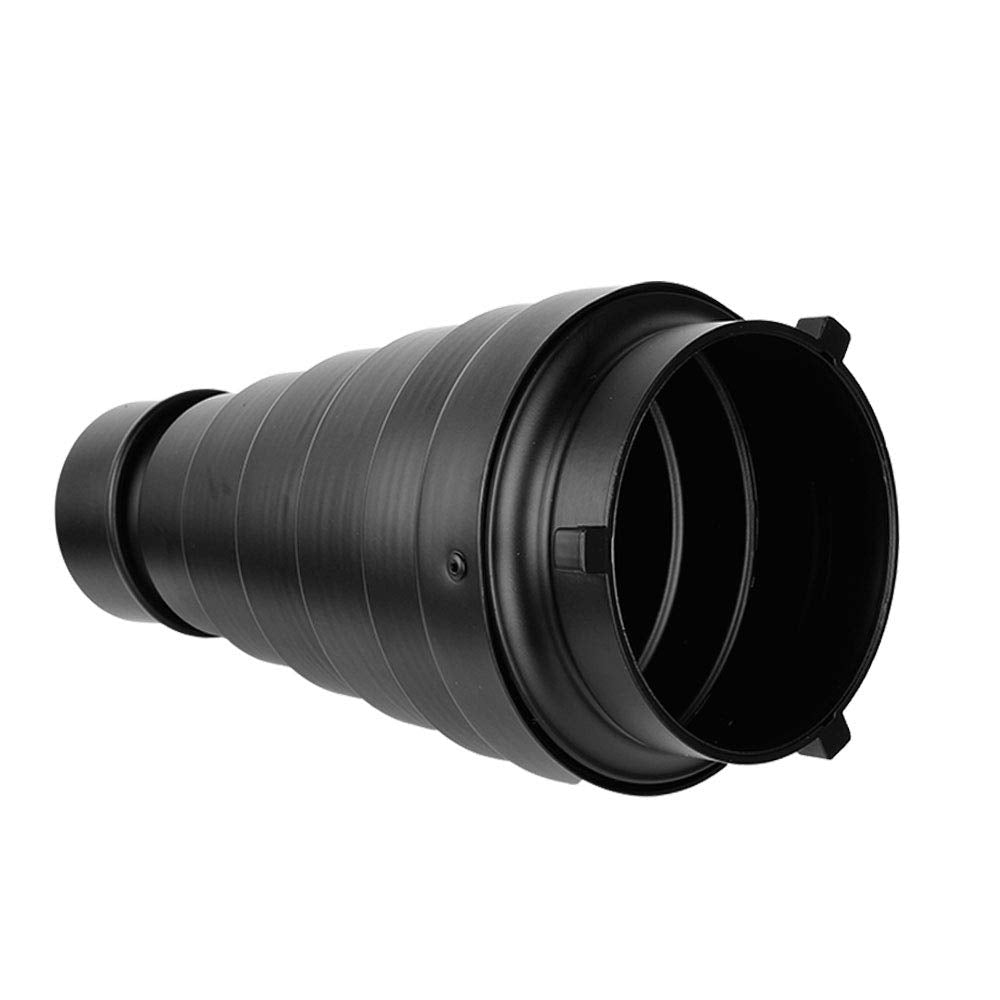 Supon Aluminium Alloy Conical Studio Snoot Kit With Honeycomb Grid And 5Pcs Color Filters For Bowens Mount Strobe Moonlights Flash Speedlight Photography Light