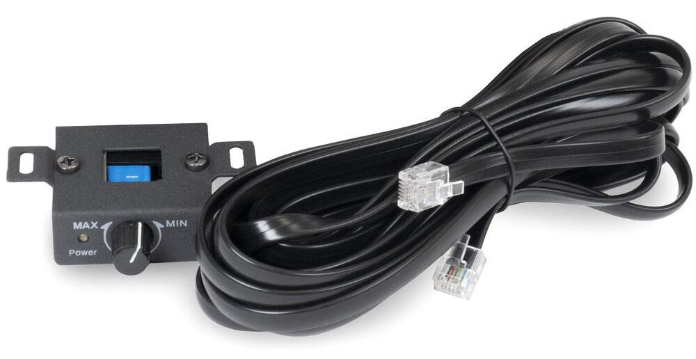 NVX XCR1 Dash Mount Wired Remote Level Bass Control Knob for Select NVX and AudioControl Sound Processors