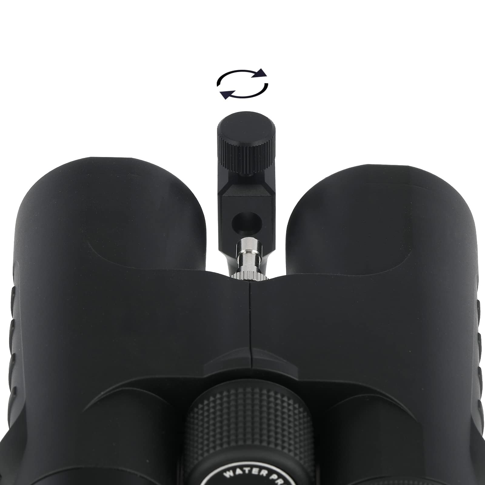 Binocular Tripod Adapter 1/4 20 Thread Quick Detachable Mount Suitable For Most Porro And Roof Binoculars (Black) Aluminium Univ