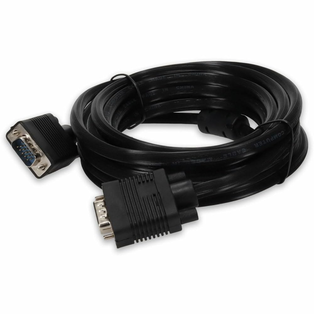 Addon 7.62M (25.00Ft) Vga Male To Male Black Cable