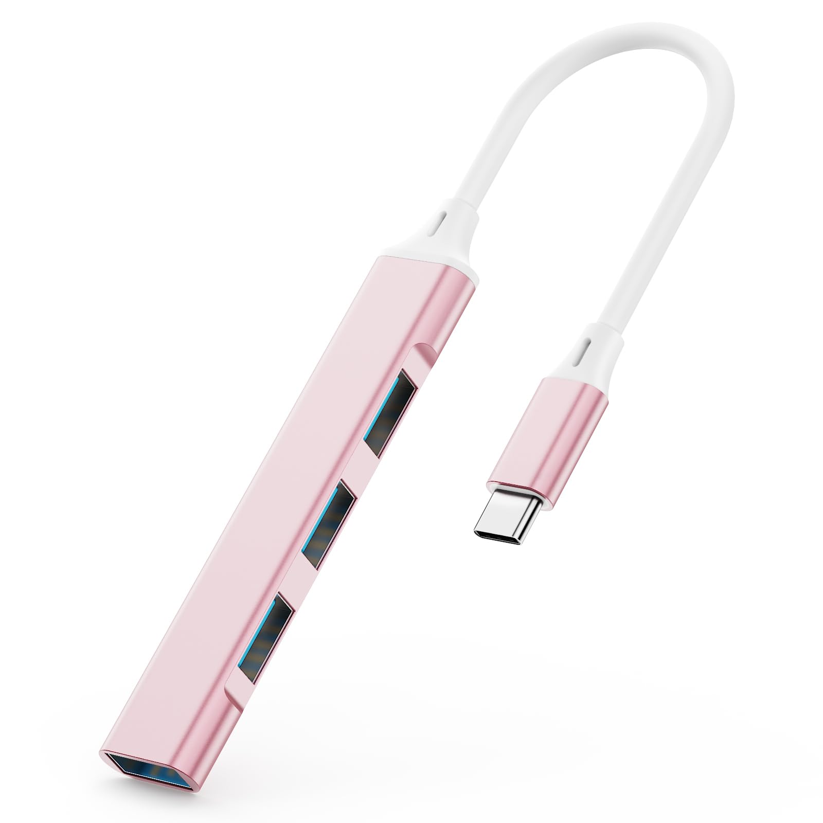 Mac USB C Adapter - Type C USB Adapter Hub with 4 Ports: 1 USB 3.0 + 3 USB 2.0, Ultra-Slim Aluminum Design, 5Gbps Transfer, Adap
