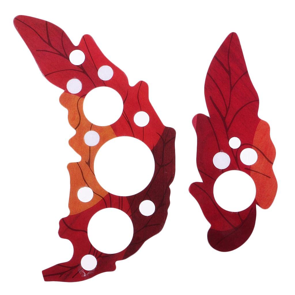Atorse Pair Of Adhesive Acoustic Guitar Scratch Protector Pickguards Grape Leaf Design|Musical Instruments & Gear|Guitars & Bass