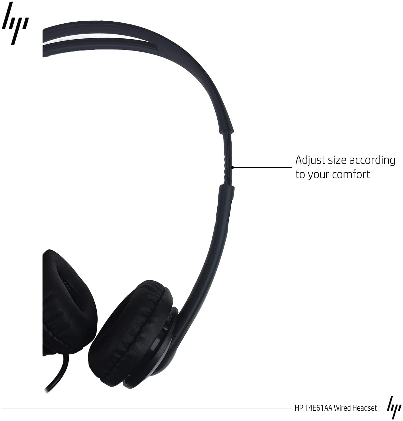 HP 3.5mm Stereo Wired Business Headset, Customer Service Headset with Microphone for Laptop/Desktop/PC/MAC