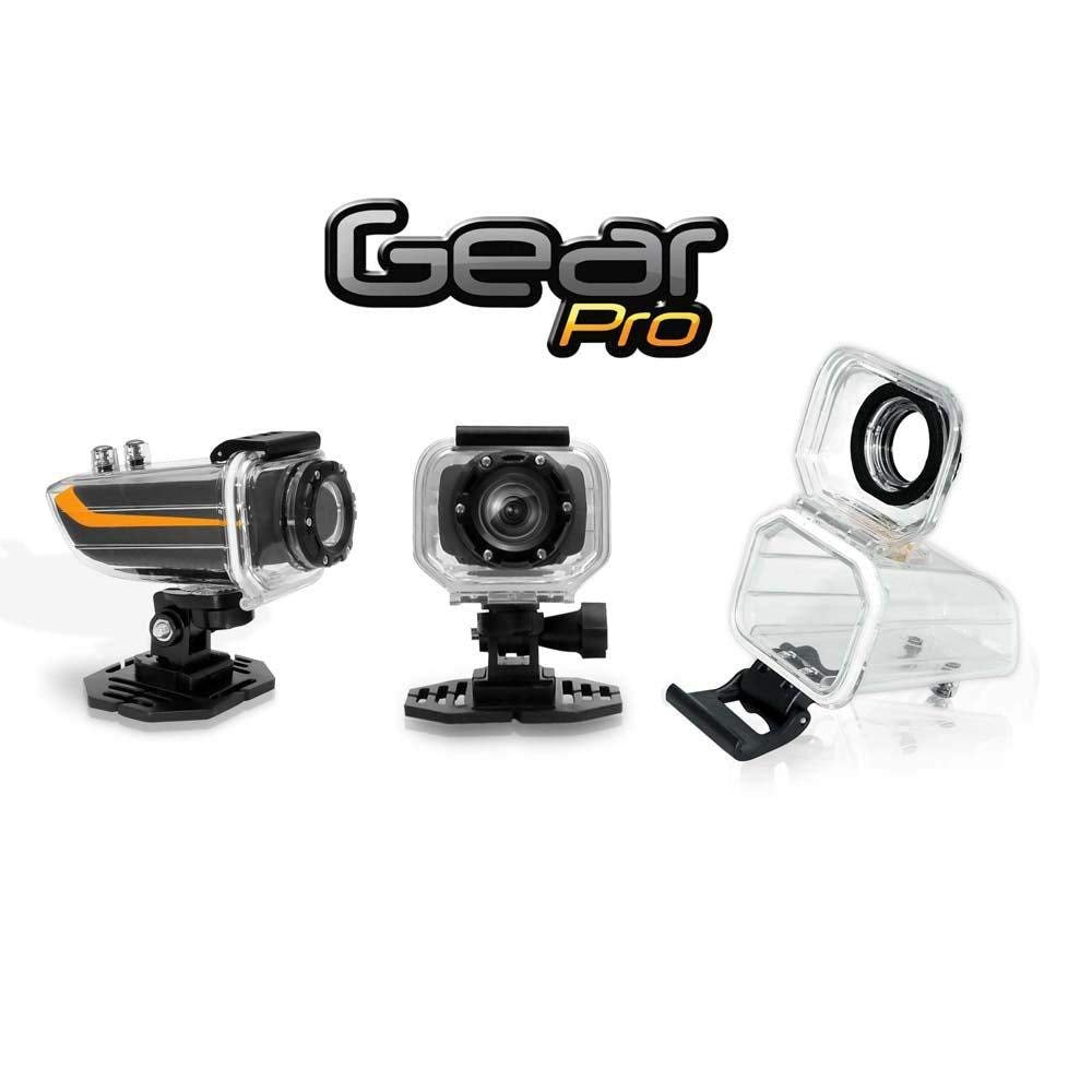 Gearpro Ryder Action Camera, Hd Video, 16Mp Photos, Waterproof Case, 1.5'' Lcd, 360� Rotating Lens, Anti Shake, Hdmi, Remote Control, 2 Hour Battery Life, Perfect For Car, Bike, Helmet Mount