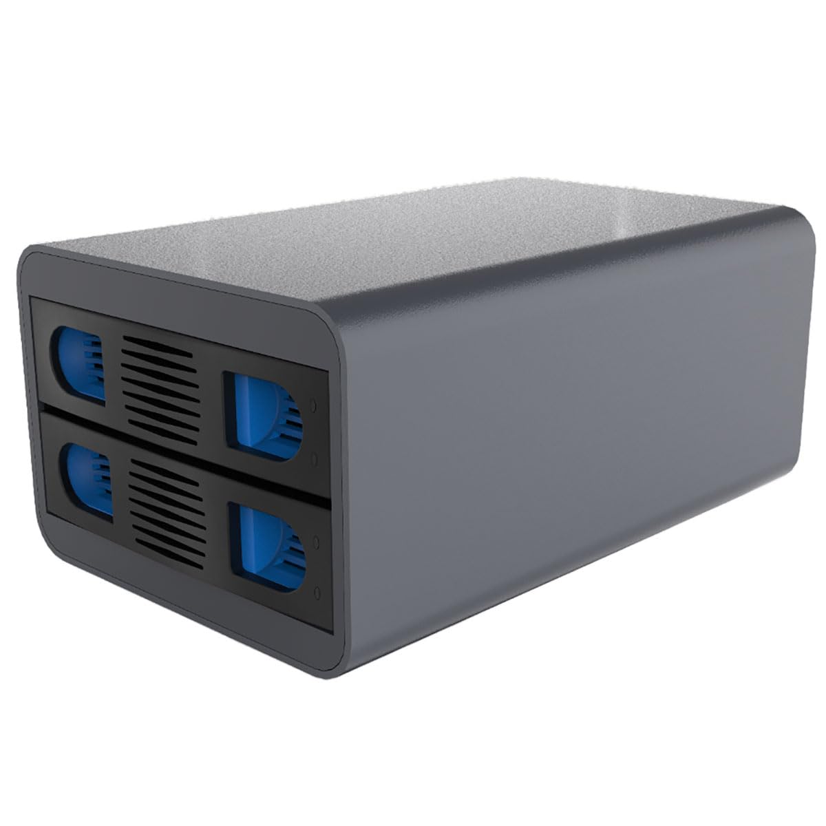 IO Crest 2 Bay Tool Less Tray Hot Swappabe 2.5 3.5 SATA Non Raid External USB 3.0 Enclosure SYENC50124