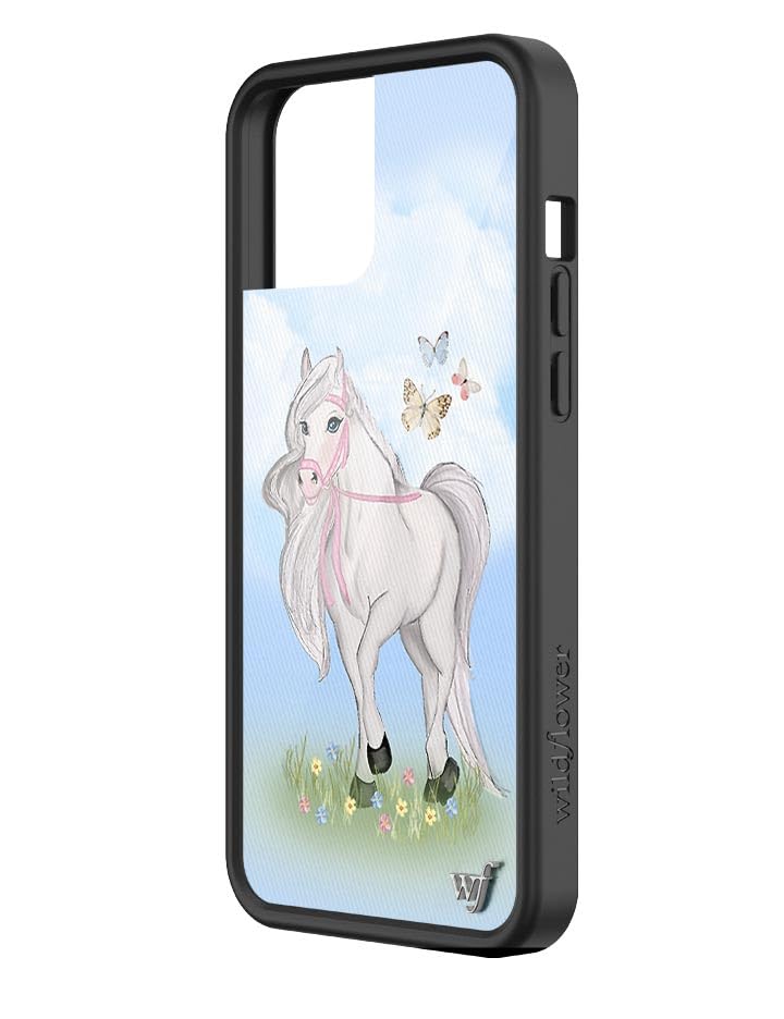 Wildflower Cases - Precious Pony Case, Compatible With Apple Iphone 12 Pro Max | Horse, Blue, Sky, White, Coquette, Cute - Prote