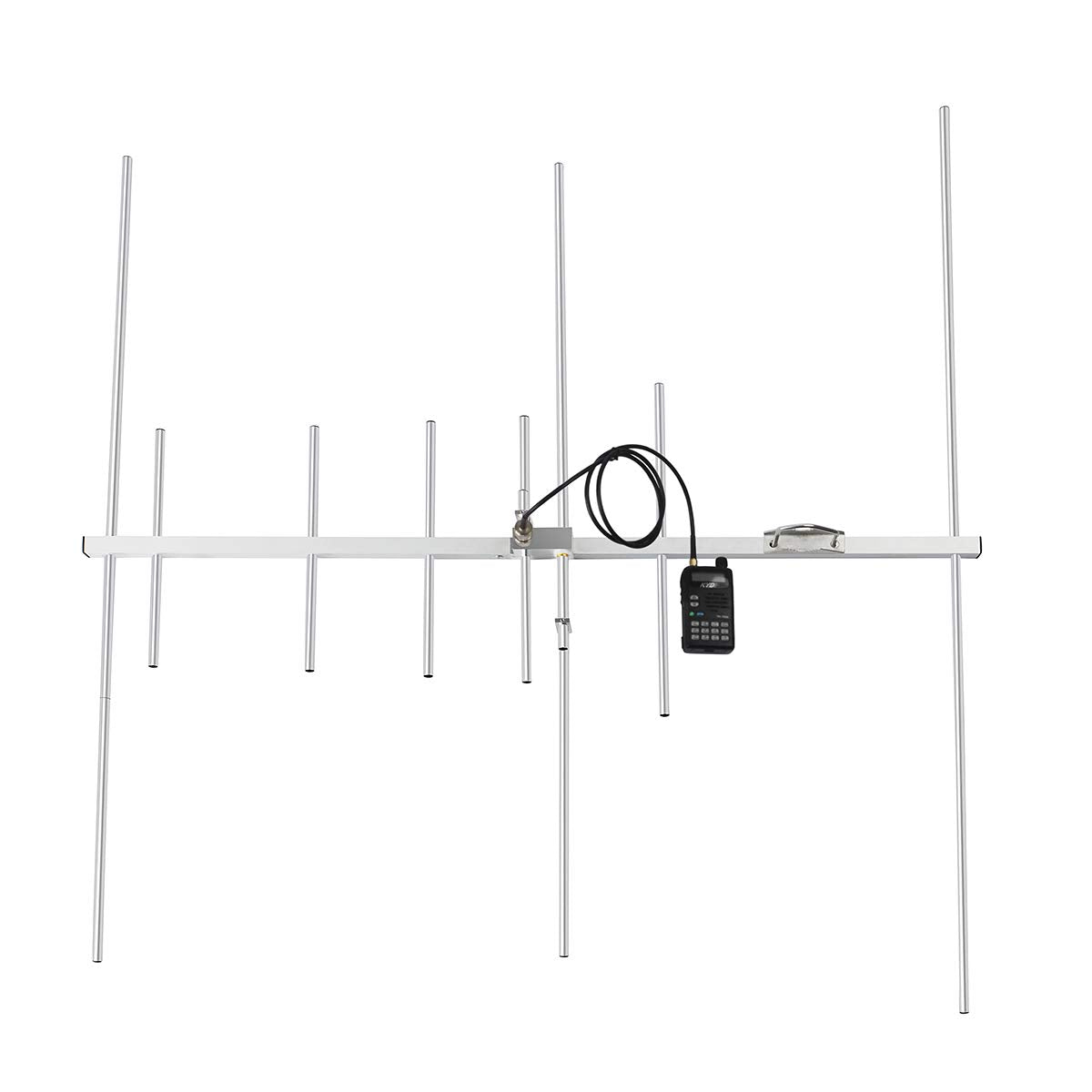 Twayrdio Yagi Ham Radio Antenna,Dual Band 2M 70Cm Vhf Uhf Yagi,High Gain 8 Elements Gmrs Vertical Base Antenna For Repeater Syst