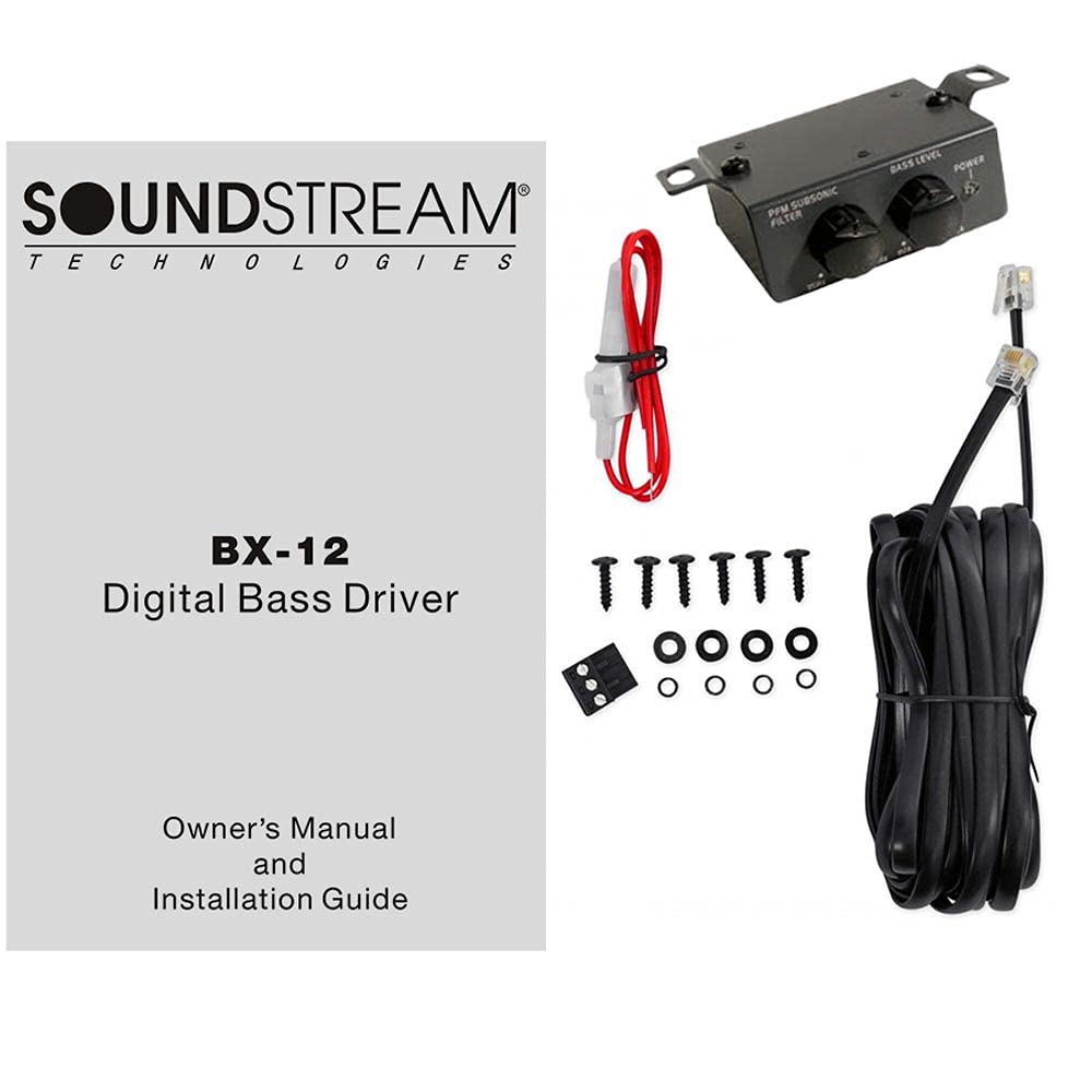 Soundstream Bx 12 Digital Bass Processor,Black