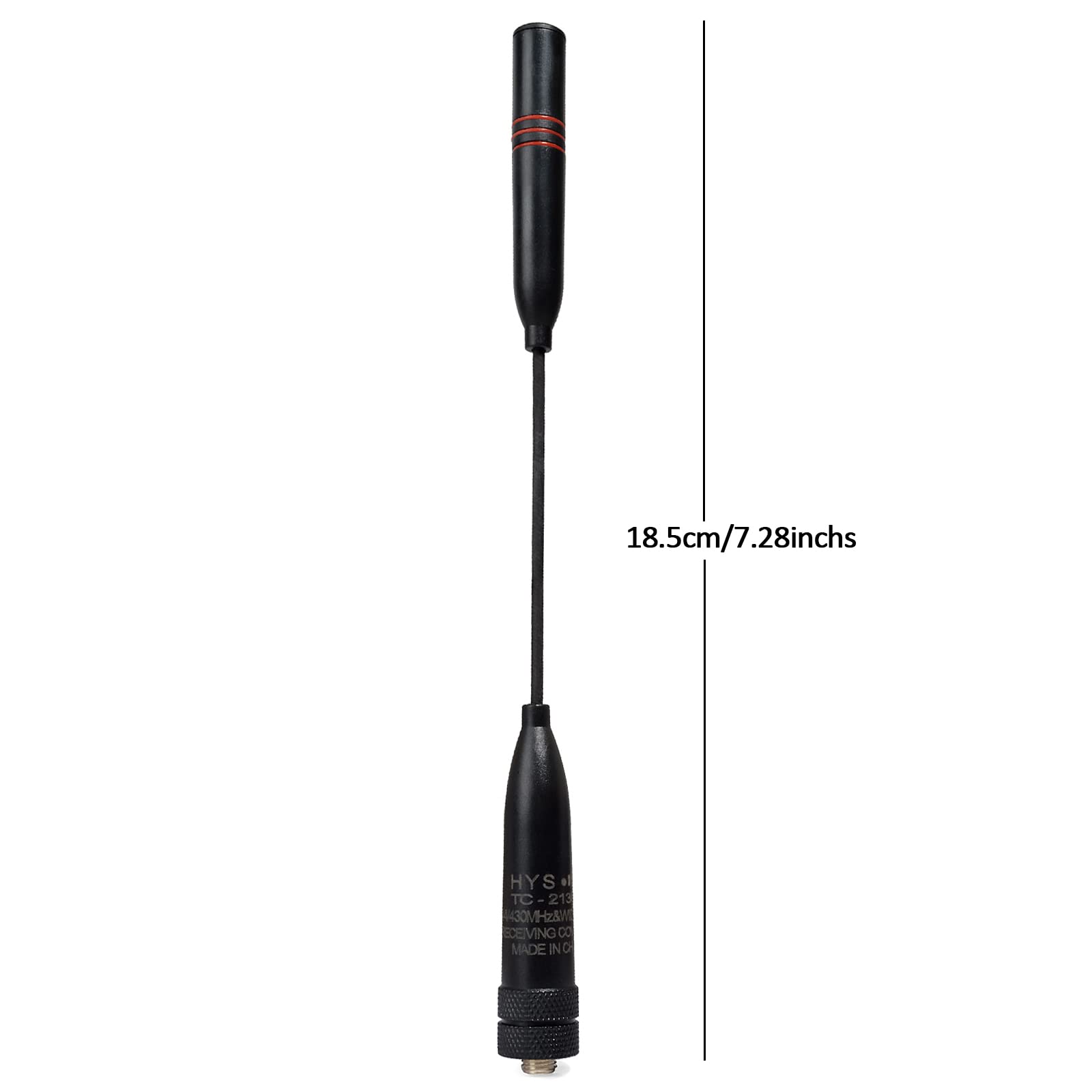 Hys Amateur Radio Vhf/Uhf Sma Female Antenna, 150Mhz/430Mhz 2 Way Radio Antenna For 2M 70Cm Handheld Dual Band Portable Radio