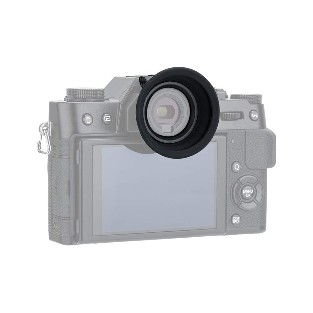 Kiwifotos Ke-Xt20 Large Soft Silicon Camera Eye Cup Eyepiece For Fuji X-T30 X-T20 X-T10, Xt30 Eyecup Eye Piece, Hot Shot Eyecup