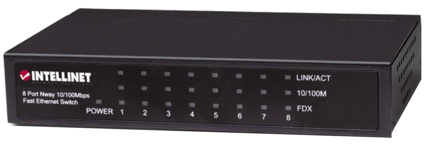 8 Port 10/100 Desktop Metal Switch