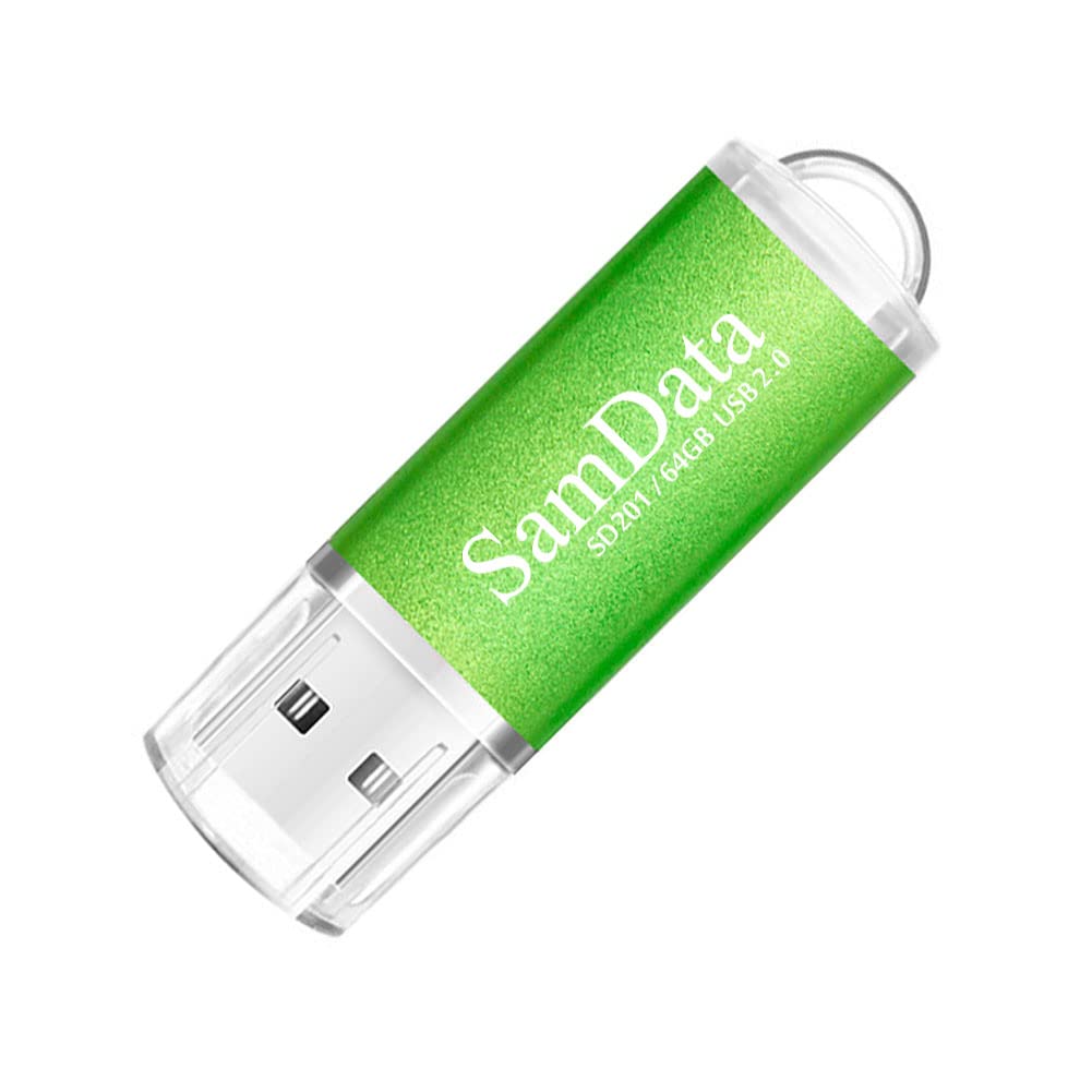 Samdata Usb Driver Samdata 1 Pack 64Gb Usb Flash Drives Usb 2.0 Thumb Drives Memory Stick ...