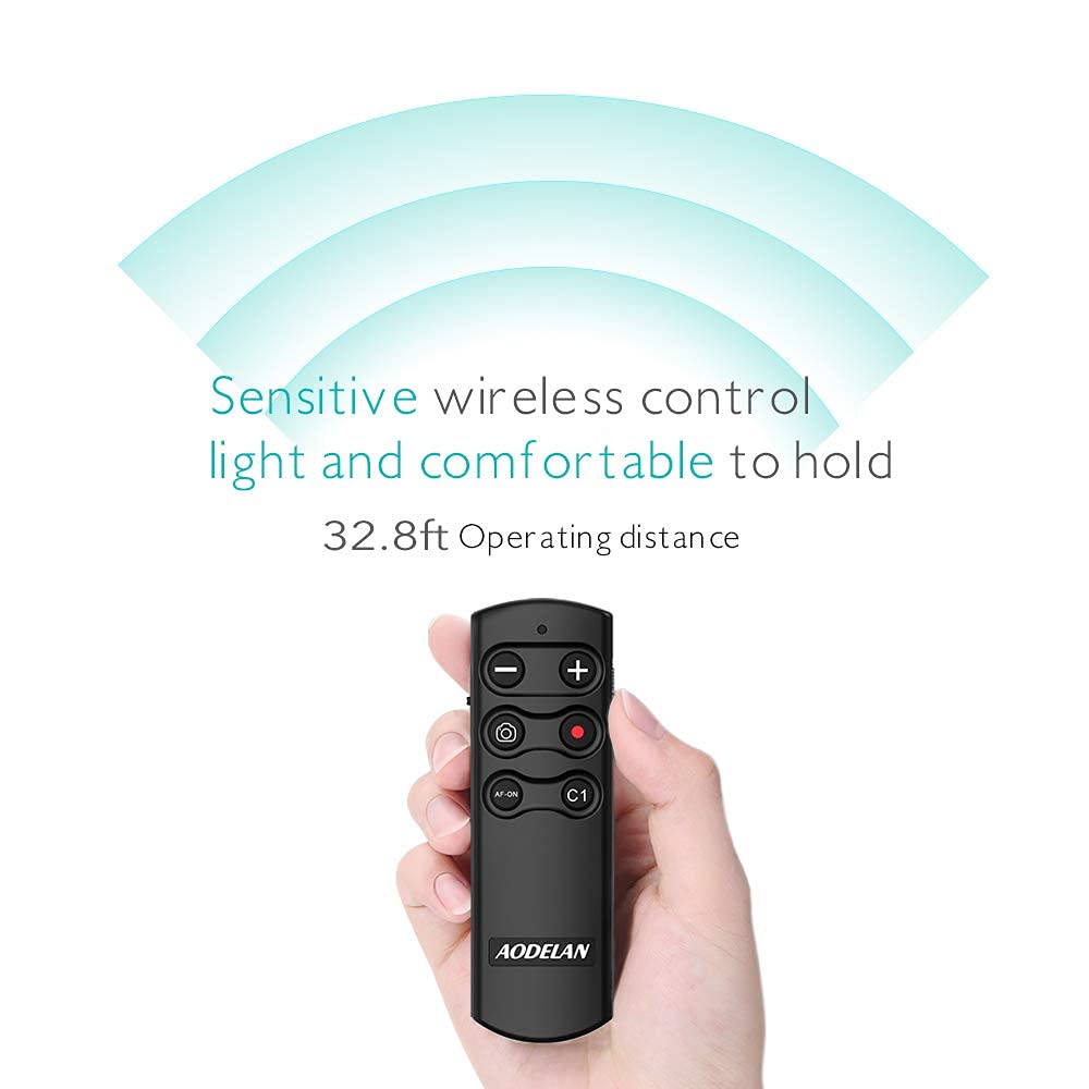 Aodelan Camera Remote Control Remote Shutter Commander For Sony Zv E10,Fx3,A1,A6100, A6400, A6600, A7C, A7 Iii, A7R Iii, A7R Iv,