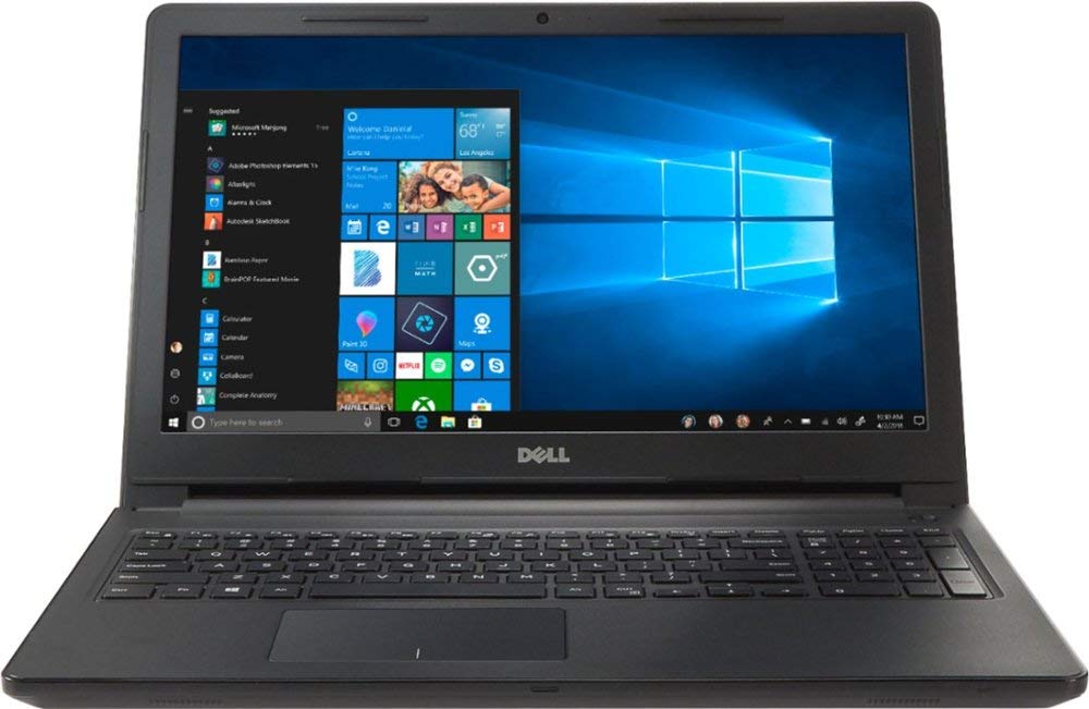 Dell Inspiron 15 I3567 5949BLK PUS Laptop (Windows 10, Intel i5 7200U, 15.6' LED Screen, Storage: 256 GB, RAM: 8 GB) Black