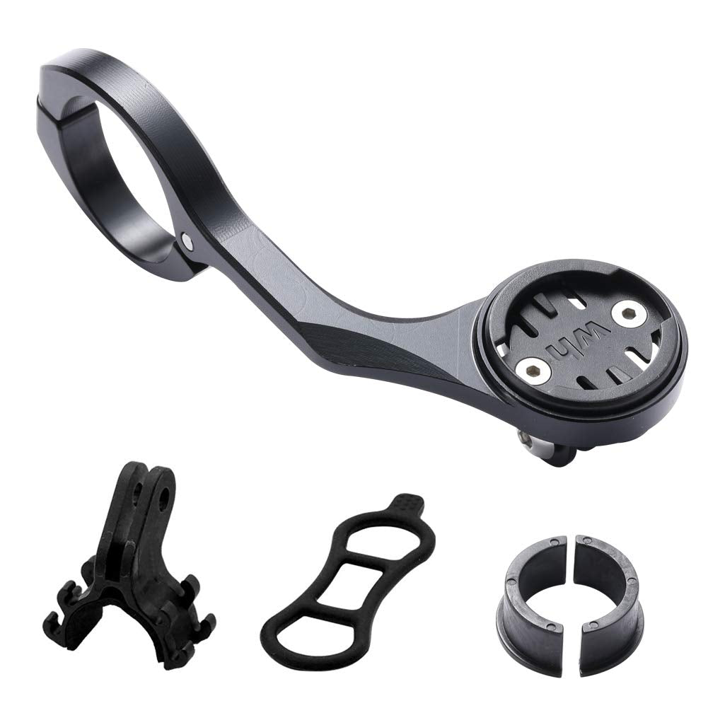 Dymoece Out Front Combo Mount,Biycle Handlebar Mount For Wahoo Elemnt,Elemnt Bolt,Elemnt Mini,Sport Action Camera And Bike Lights,Compatible Handlebar Sizes 31.8Mm 25.4Mm (Black)
