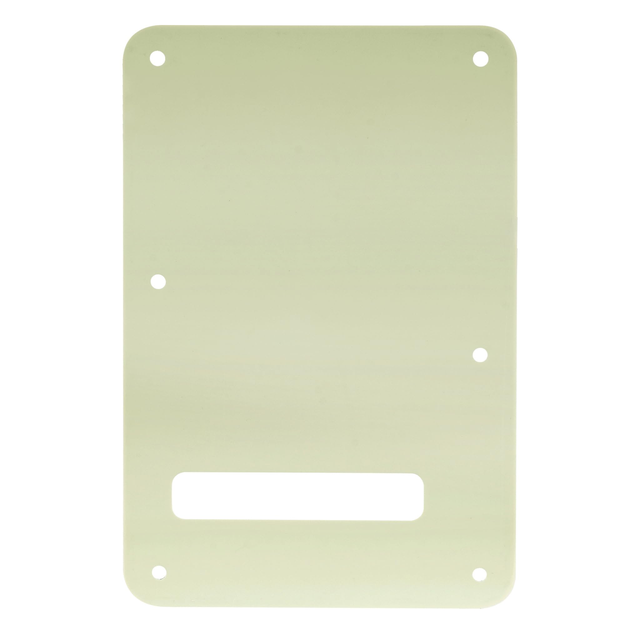 Musiclily 6 Hole Guitar Strat Back Plate Tremolo Cavity Cover Backplate For Fender Usa/Mexican Made Standard Stratocaster Modern