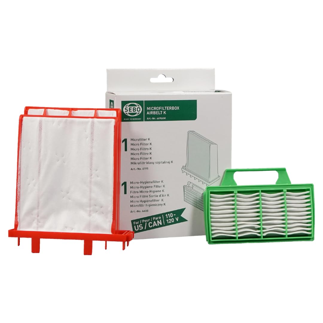 Sebo K Series Vacuum Filter Set