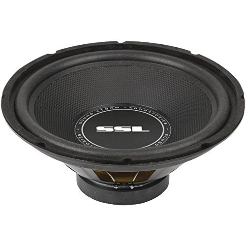 Sound Storm Laboratories Soundstorm Ss12 Ss Series High Power Single 4Ohm Voice Coil Subwoofer With Poly Injection Cone (12'', 8