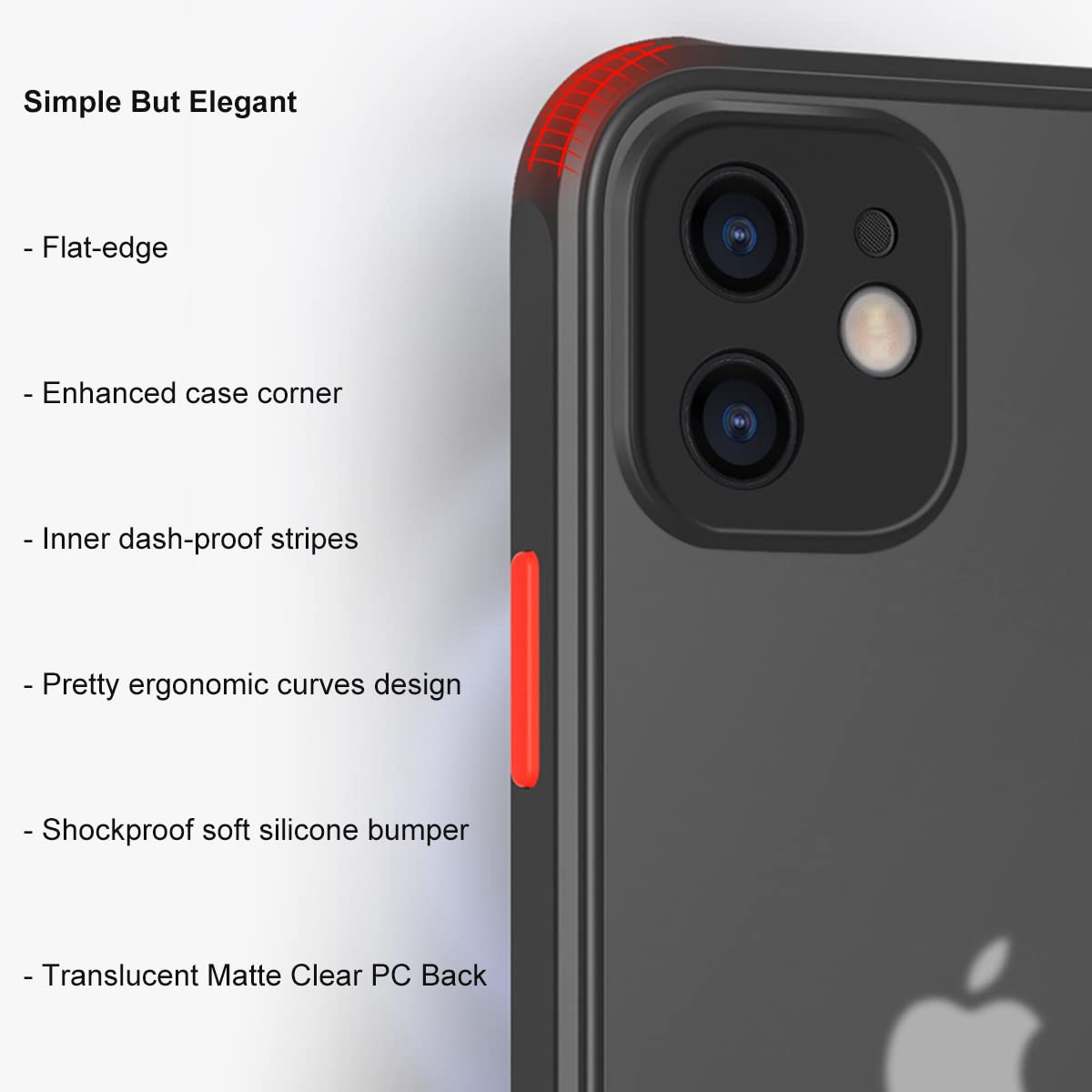 ZEZHOU iPhone 11 Case Shockproof Full Body with Camera Lens Protector TPU PC Pine Green 6.1"