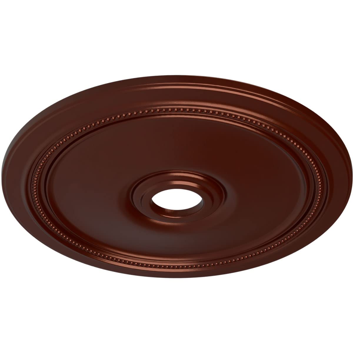 Ekena Millwork Cm24Diacs Diane Ceiling Medallion, 24Od X 3 5/8Id X 1 1/4P (Fits Canopies Up To 6 1/4), Hand-Painted Antique Copp