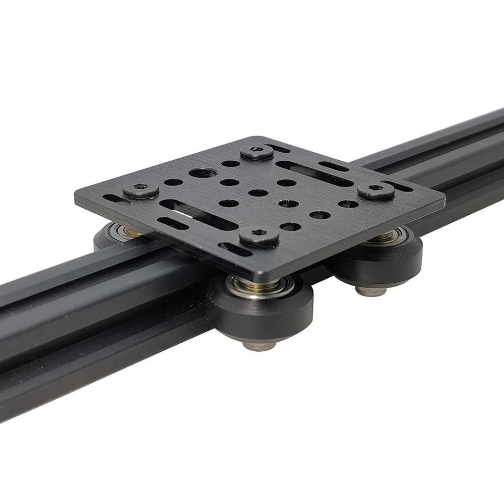 1 Pack Assembled 20Mm V Gantry Plate Kit With Wheels Compatible With 2020 Series V Slot Aluminum Profiles Linear Rail 3D Printer