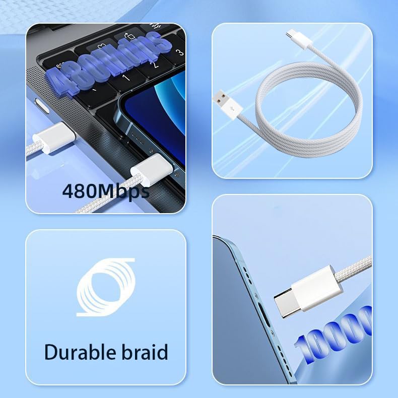 Car Apple Carplay Cable For Iphone 15, Usb A To Usb C Cable Cord For Iphone 15 Pro Max 15 Plus Charger, Usb To Usb C Apple Cable