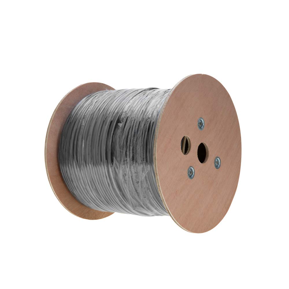 Cables Direct Online Cat6 1000Ft Outdoor Weatherproof 23 Awg 550Mhz Cable Ftp Wire Solid Direct Burial Uv (1000Ft, Ftp (Shielded