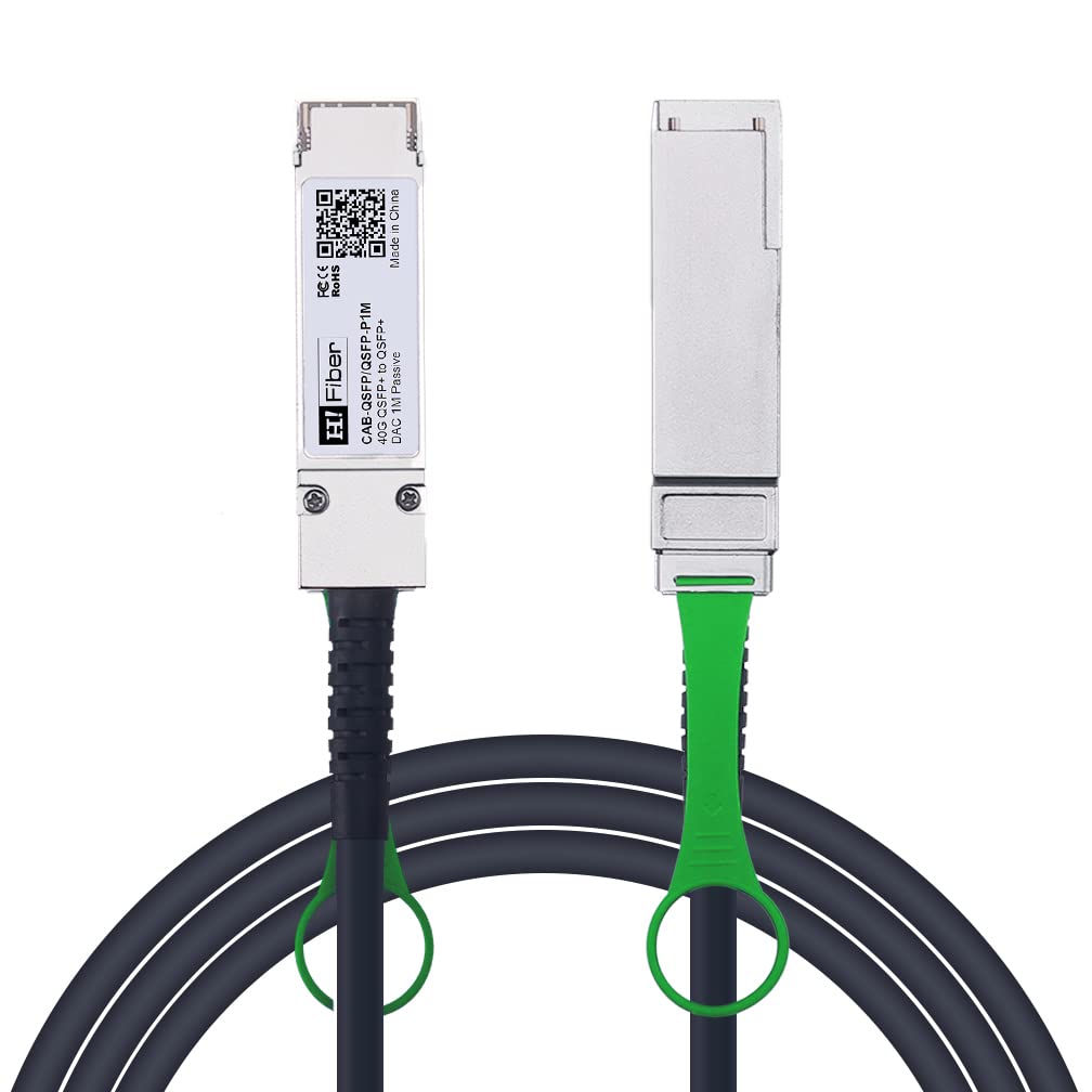 40Gb Qsfp+ Dac Cable, 40Gbase Cr4, Qsfp+ To Qsfp+ Passive Direct Attach Copper Twinax Cable For Cisco Qsfp H40G Cu50Cm, Meraki M