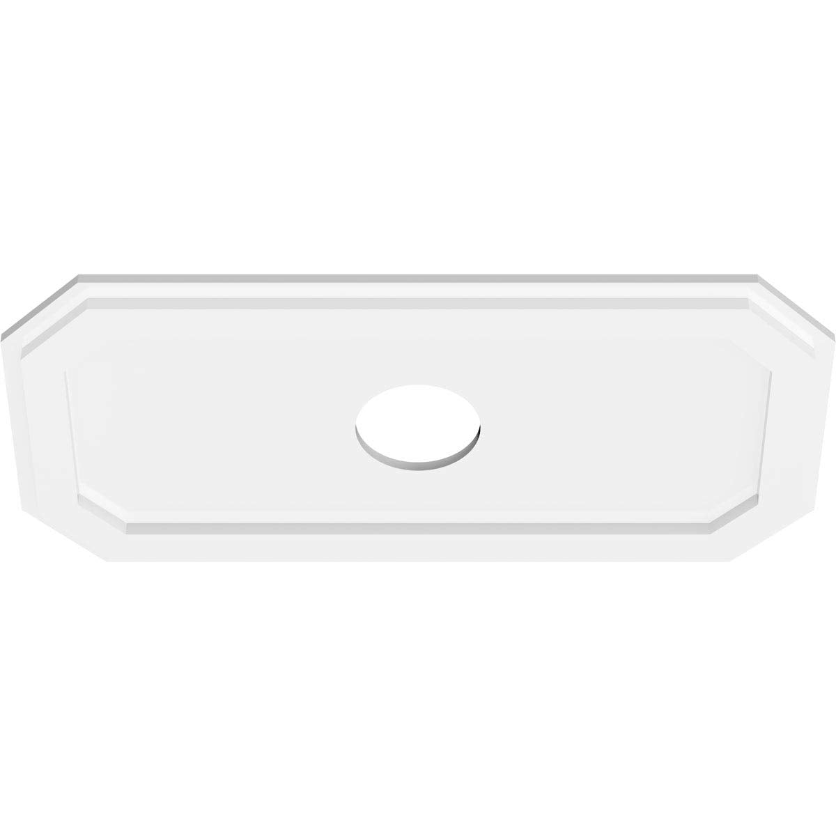 Ekena Millwork Cmp26X13Ed 04000 Emerald Architectural Grade Pvc Contemporary Urethane Ceiling Medallions 26''W X 13''H X 4''Id X