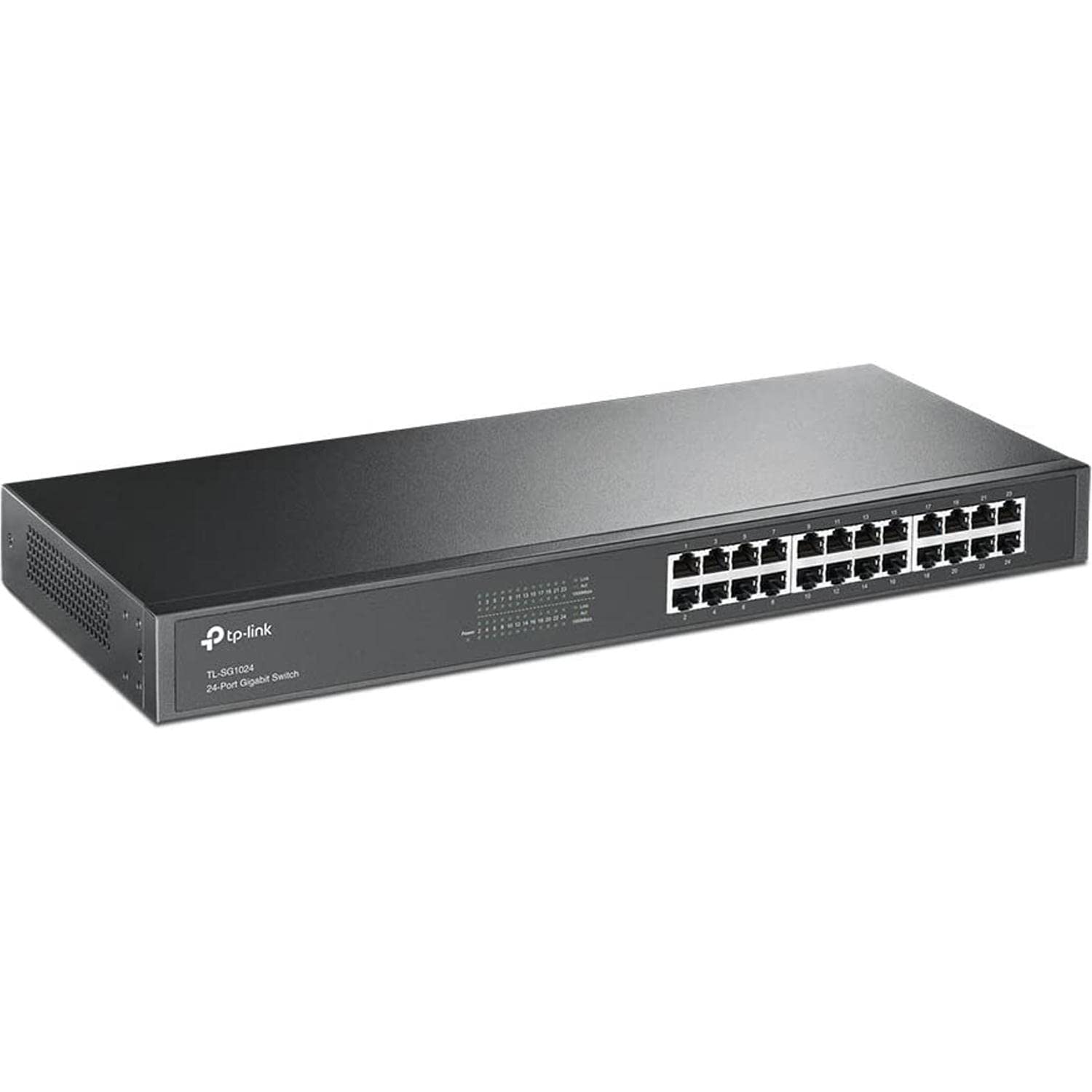 Tp Link Tl Sg1024 | 24 Port Gigabit Ethernet Switch | Plug And Play | Sturdy Metal W/Shielded Ports | Rackmount | Fanless | 3 Ye