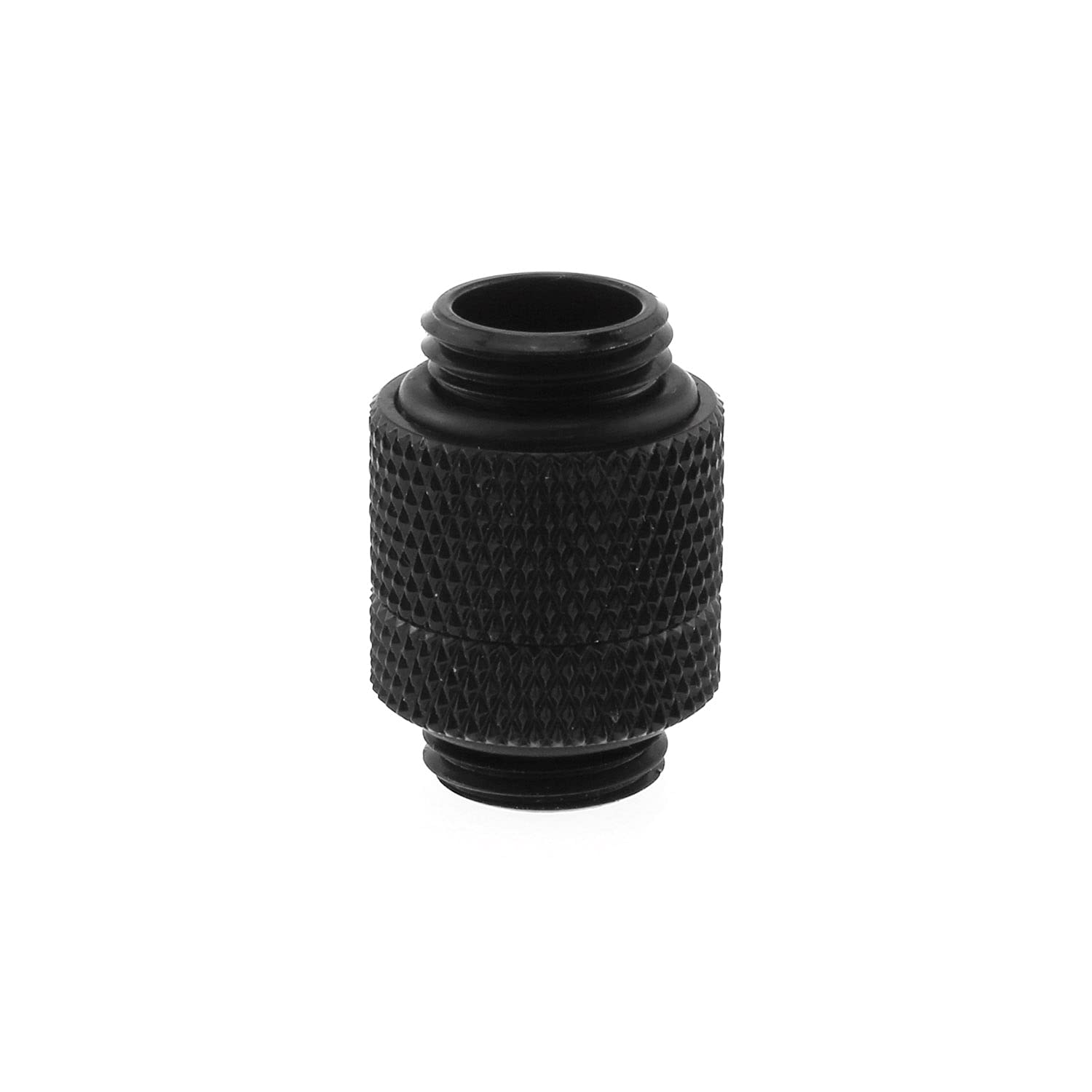 Rlecs G1/4 Inch Rotary Male To Male Extender Fitting Computer Water Cooling Fitting 360 Degree Rotation, Black