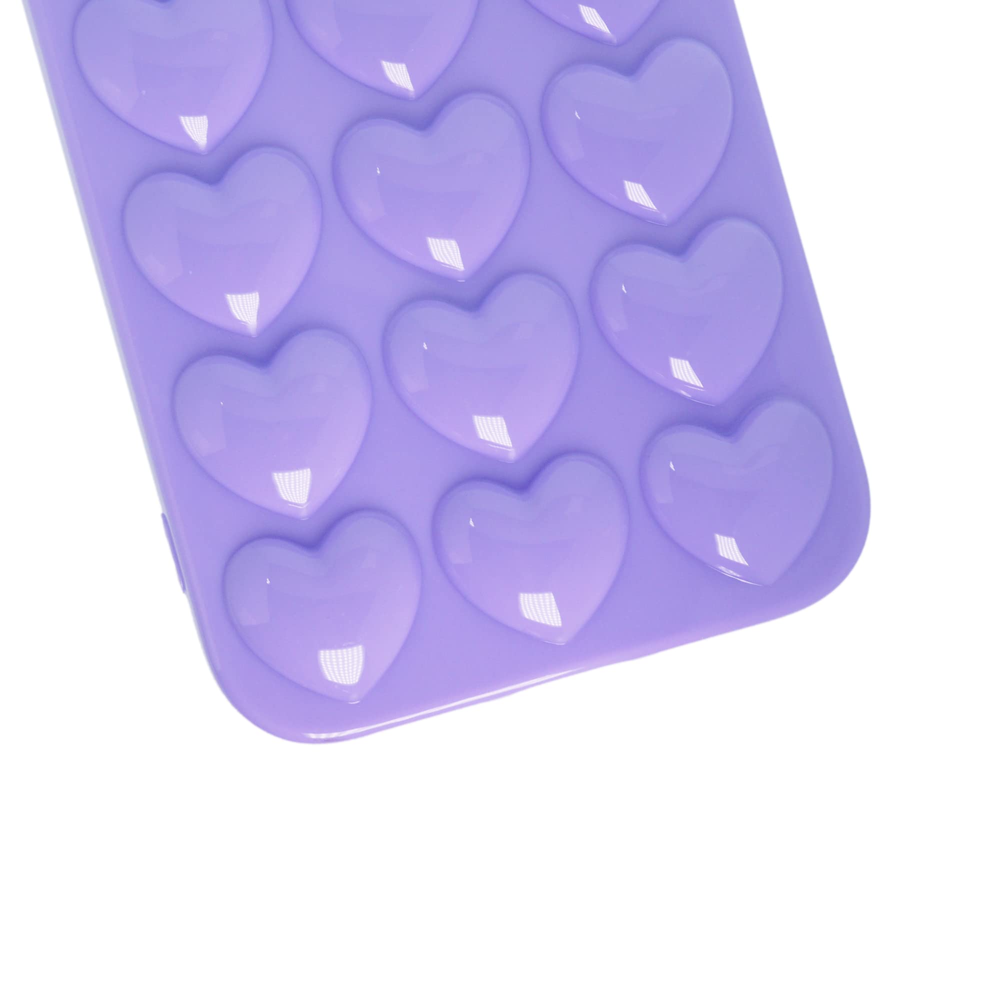 Dmaos Iphone 13 Case For Women, 3D Pop Bubble Heart Kawaii Gel Cover, Cute Girly For Iphone13 6.1 Inch - Lavender