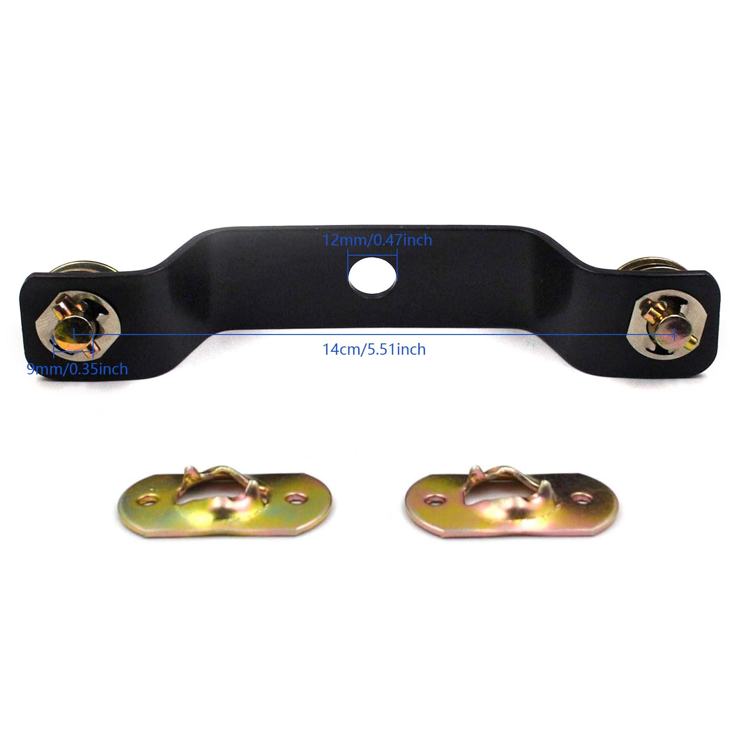 Moving Head Light Bridge Connector Truss Clamp Stage Light Clamps, Bracket Connector Spacing 14Cm, Quick Lock, 12 Mm Aperture Di