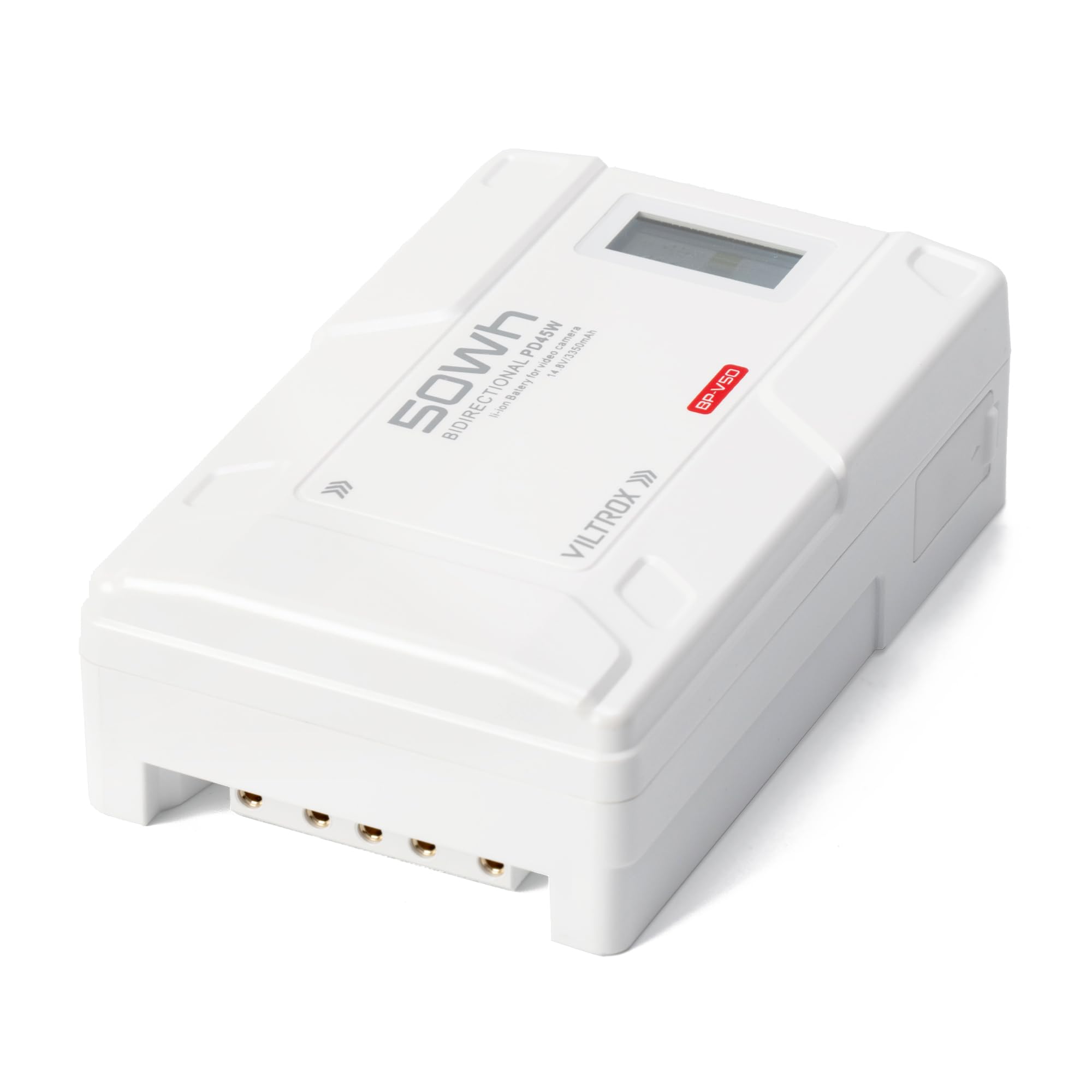 Viltrox V Mount Battery With D Tap, 50W 3350Mah V Mount V Lock Battery Plate With 4 Pin Xlr Output & 14.4V Output, Support 45W P