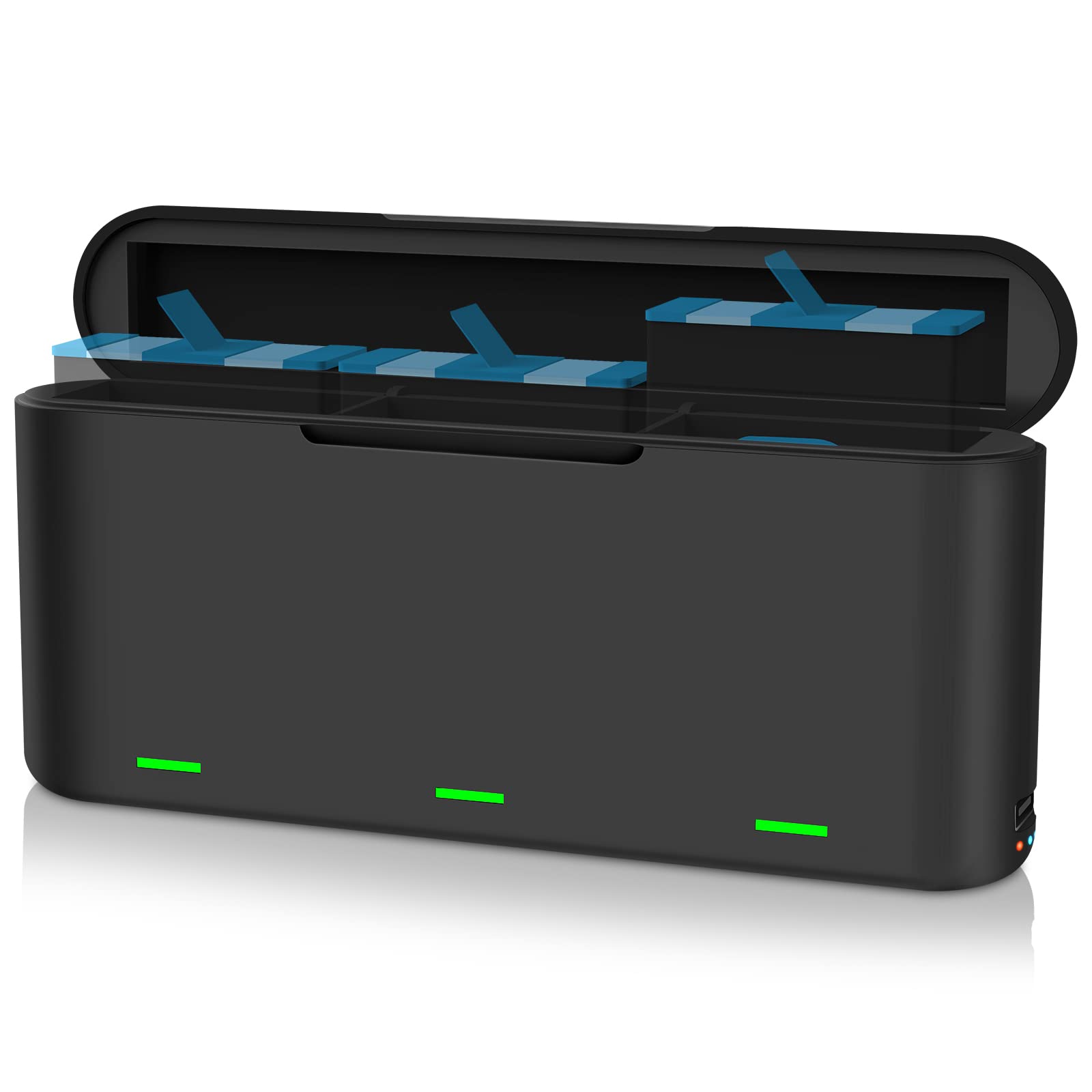 Battery Charger For Gopro Hero 12/11/10/9 Support Reverse Charging With Type C Port To Charge And Discharge Gopro 9/10/11/12 Bat